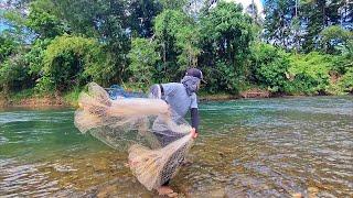 JALA IKAN TEPAT DI SARANG IKAN, HASILNYA BIKIN KAGET.‼️ Amazing fishing nets