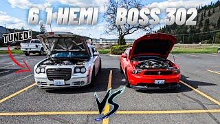 HOW MUCH FASTER IS A TUNED CHRYSLER 300 SRT8 VS BOSS 302?