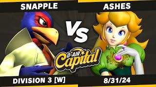 D-AIR CAPITAL - Snapple (Falco) VS. Ashes (Peach) - Division 3 [W]