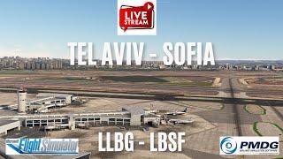 MSFS2020 | Tel Aviv - Sofia | LLBG - LBSF | EL AL ELY551 | PMDG777-300 | VATSIM | Recorded earlier