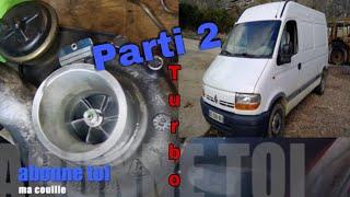Changement turbo Renault master 2,5 litre DCI 120  (TIMELAPSE TUTO)  parti 2