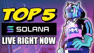 5 Play To Earn Games On Solana Live Now!