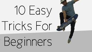 10 Easy Beginner Skateboard Tricks