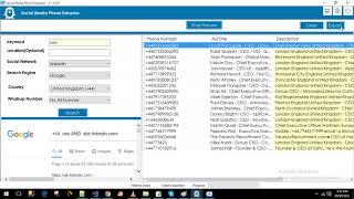 All Social Media Phone number Extractor