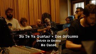 No Te Va Gustar, Zoe Gotusso - Detrás de Escena grabación "Me Cansé"