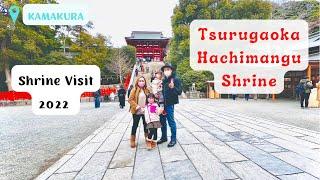 Shrine Visit 2022 | Lucky Charms | Walk with Me in TSURUGAOKA HACHIMANGU | The Tanaka Fam |