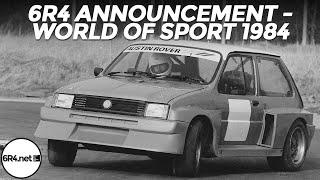 MG Metro 6R4 - 6R4 Announcement - World Of Sport 1984