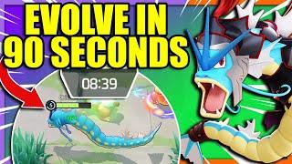 How to EVOLVE to GYARADOS in under 90 Seconds without a KO | Pokemon Unite