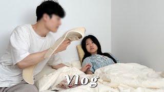[vlog] 아내가 아픈날. 1일 유튜버가 된 로스쿨생 남편! 나를 울리는 감동의 요리들