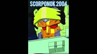 Scorponok evolution (1987-2020)