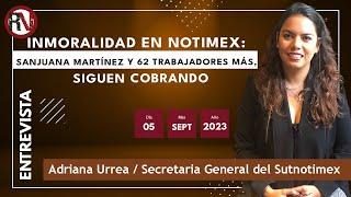 Inmoralidad en Notimex: Sanjuana Martínez y 62 trabajadores más, siguen cobrando