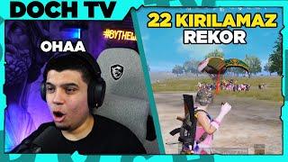 DOCH EKİPLE 22 KIRILAMAZ DÜNYA REKORU | PUBG MOBİLE İZLİYOR !!!