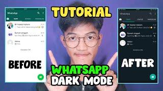 SETTING WHATSAPP DARK MODE DI HP ANDROID