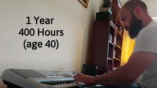 One year of piano progress (as a 40-year-old beginner)