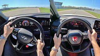 Hyundai Elantra N vs. FL5 Honda Civic Type R - POV Modified Comparison