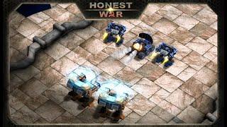 Honest War - 3D стратегия (RTS) БОЙ - 2 Титана VS 2 Разрушителя +1 Волна.