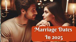 2025 Vivah Marriage Muhurat Dates - Auspicious Hindu Marriage 2025 - 2025 Hindu Marriage Calendar