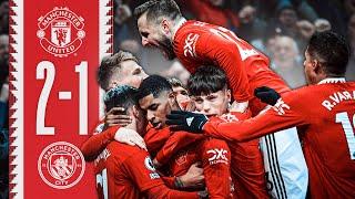 MANCHESTER DERBY WIN!  | Man Utd 2-1 Man City | Highlights