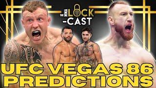 Hermansson vs Pyfer | UFC Vegas 86 Breakdown & Predictions | The MMA Lock-Cast #243