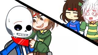 Love me, Love me, baby | Undertale | Chans | Chara x Sans | Gacha Club