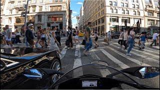 BUSY DAY IN SOHO NEW YORK CITY | RIDING MY YAMAHA R1 iN THE CITY