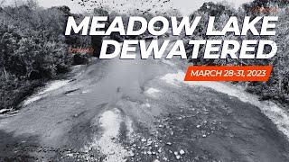 Meadow Lake Dewatered | Complete Flyover