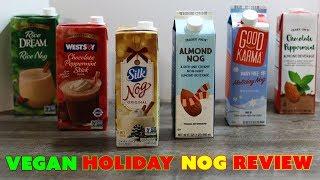 Tasting Different VEGAN Eggnogs with No Egg Craig