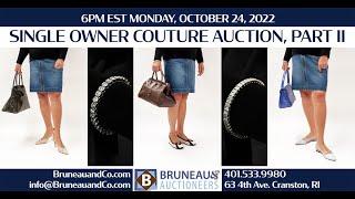 10.24 Single Owner Couture Auction, Part II