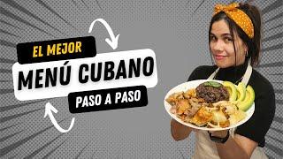  Comida Cubana : ¿Te atreves a preparar este Menú COMPLETO PASO a PASO? ¡Sorpréndete!