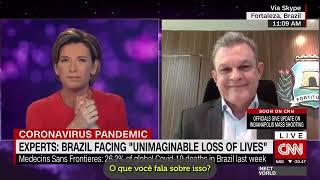 Covid-19 e descaso do governo: Sarto pede ajuda global em entrevista à CNN Internacional | 16/04/21