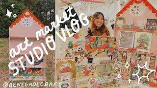 27k+ attendees at my first nyc art market?!  studio vlog