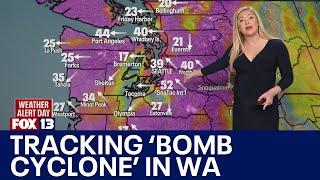 Seattle weather: 'Bomb cyclone' brings strong winds, rain and snow | FOX 13 Seattle