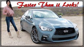 TOTAL SLEEPER! The 4 Door Baby GTR // 2021 Infiniti Q50 Red Sport Review