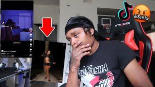 REACTING TO MY 18 YEAR OLD SISTER CRINGEY TIKTOKS! *SHE THINKS SHE IS GROWN*‍️