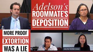 More Proof Charlie Adelson's Extortion Theory was Bunk- Reading Former Roommate's Deposition