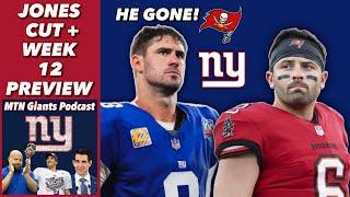 Daniel Jones RELEASED + Giants Week 12 Preview and Spread Picks