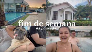 VLOGÃO Nosso final de semana na pousada, novidades da casa, passeio pelo condominio e descanso