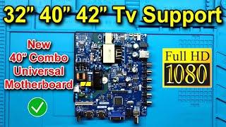 Universal Board Installation Process In Led Tv || Combo Motherboard Installation || T.R67.801