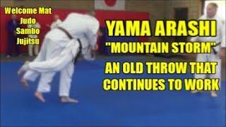 YAMA ARASHI MOUNTAIN STORM AN OLD THROW THAT CONTINUES TO WORK