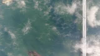 [스톡칸 : STOCK KAN] 물안개 드론영상 (Okjeongho's water fog drone video) Free video