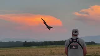 F-16 1/5 Jet Pilot-RC  // Atmospheric Twilight Flight Amazing Scenery // Teampilot Anthony Rossetti