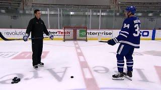 NHL Network Ice Time: Auston Matthews demonstrates his snap shot