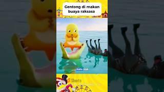Gentong di makan Buaya Raksasa ‼️ Bocil Pingsan  #minecraft #pomni #funny #roblox #skibiditoilet