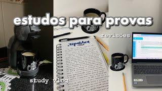 STUDY VLOG: Estudos para as provas