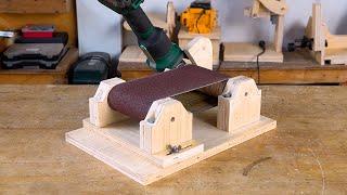 Turn Angle Grinder Into Belt Sander Woodworking Tips and Tricks