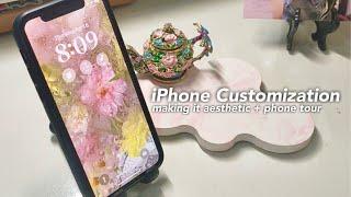 iphone customization and setup + phone tour 