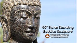 60" Stone Varada Mudra Buddha Statue, www.lotussculpture.com