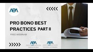 Pro Bono Best Practices Part 2: Crafting Bite-Sized Pro Bono Opportunities for Immigration Services