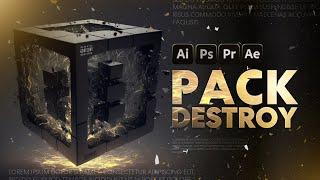 PACK DESTORY EDIT - LANÇAMENTO #designergrafico #packdesigner