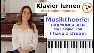 Musiktheorie - HARMONISIEREN - Klavier lernen mit Hobby-Piano